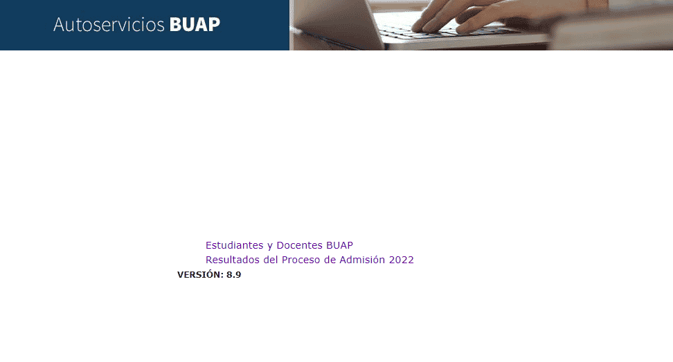 Página web Autoservicios BUAP