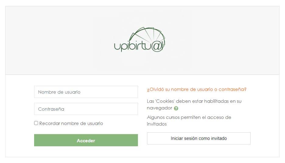Acceso UPIBI Virtual