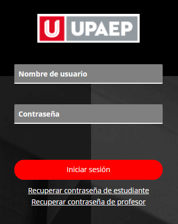 Acceso blackboard UPAEP