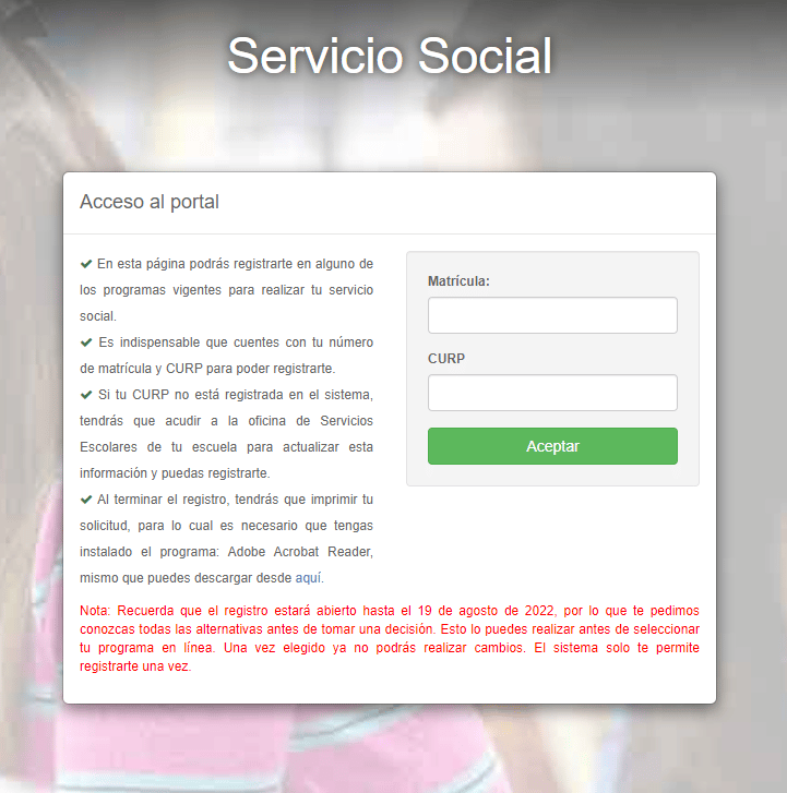 portal servicio social uaemex