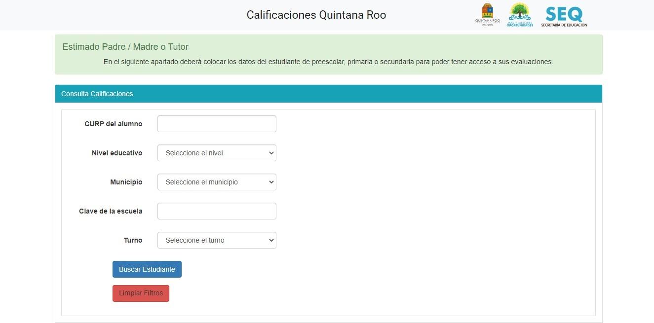 Calificaciones Quintana Roo 1