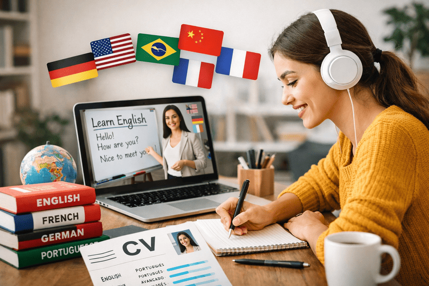 Aprender idiomas para mejorar cv